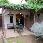 Entrance and private patio