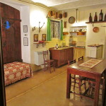 living room with kitchenette