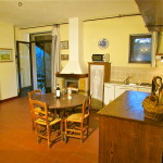 living room and entrance door