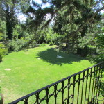 small terrace onto the main garden