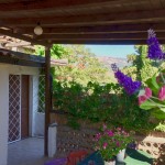 terrace and Gran sasso view