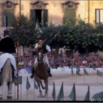 Sulmona (AQ), la giostra cavalleresca, il torneo in Piazza Maggiore