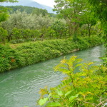 the canal with the National Park on the back