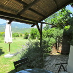 front garden with the view on the National Parks