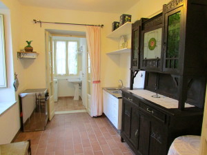 kitchen and ante-bathroom